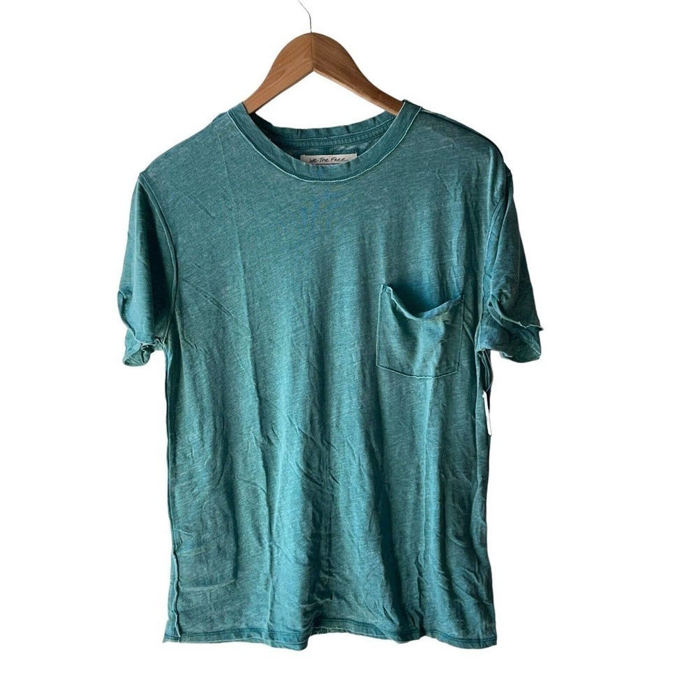 Free People Vella Tee Cypress Women's Size S Green Knit So Soft - New